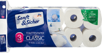 Toilettenpapier Stroh Classic 3-lagig (10x220 Blatt), 10 St