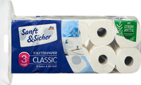 Toilettenpapier Stroh Classic XXL 3-lagig (20x220 Blatt), 20 St