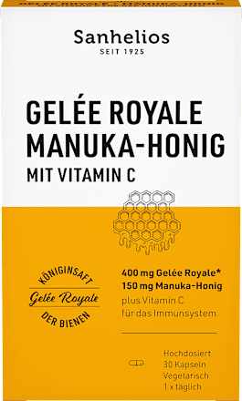 Royal Jelly Capsules met Manuka Honing, 30 stuks