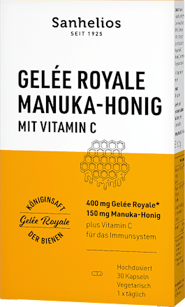 Royal Jelly Capsules met Manuka Honing, 30 stuks