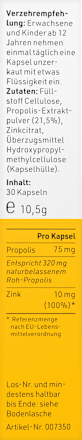 Propolis Capsules Immun Plus 30 stuks, 10,5 g