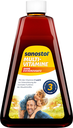 Multivitaminen zonder toegevoegde suiker, 230 ml