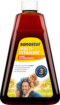 Multivitaminen zonder toegevoegde suiker, 230 ml