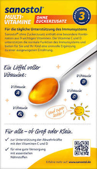 Multivitaminen zonder toegevoegde suiker, 230 ml