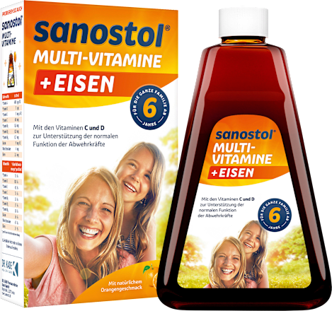 Multivitaminen plus ijzer, 460 ml