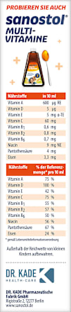 Multi-Vitamine plus Eisen, 460 ml