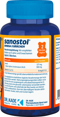 sanostol Omega-3 Bärchen 60 St, 150 g