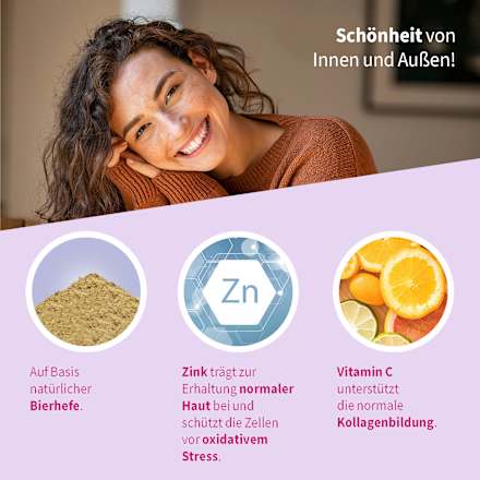 Bierhefe + Zink Tabletten 60 St., 30 g