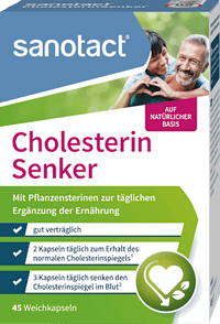 Cholesterin Senker Kapseln 45 St, 49 g sanotact
