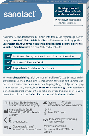 Cistus Infectie Pastilles 30 stuks, 60 g