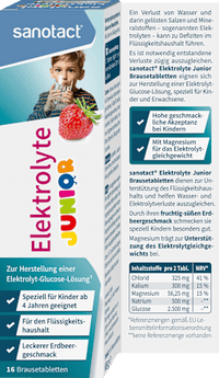 Elektrolyte Junior Brausetabletten 16 St, 65 g