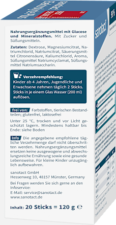 Electrolyte Plus Sticks 20 stuks, 120 g