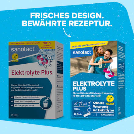 Elektrolyte Plus Sticks 20 St, 120 g