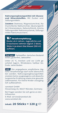 Electrolyte Plus Sticks 20 stuks, 120 g