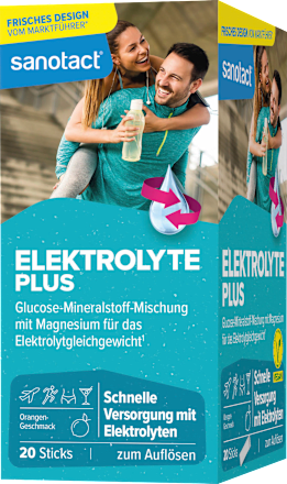 Elektrolyte Plus Sticks 20 St, 120 g