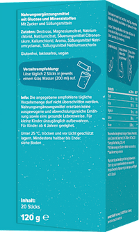 Elektrolyte Plus Sticks 20 St, 120 g