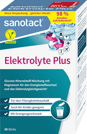 Elektrolyte Plus Sticks 50 St, 300 g