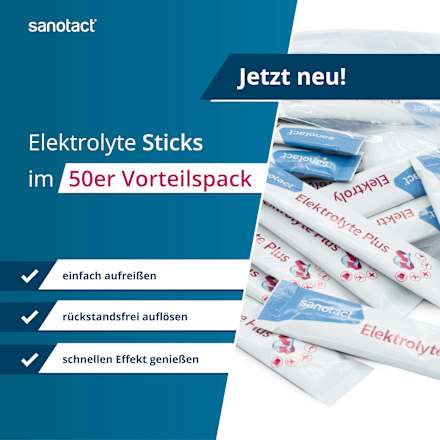 Elektrolyte Plus Sticks 50 St, 300 g