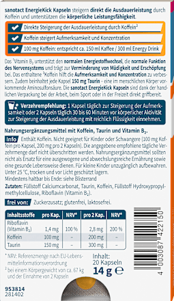EnergieKick Kapseln 20 St, 14 g