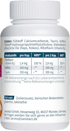 EnergieKick Kapseln 90 St, 66 g sanotact