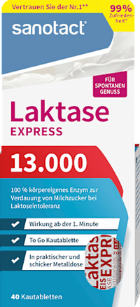 Express Laktase 13000 Kautabletten 40 St, 18 g