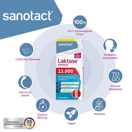 Express Laktase 13000 Kautabletten 40 St, 18 g