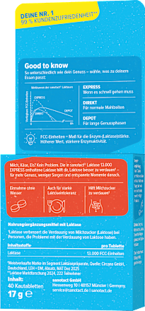 Express Laktase 13000 Kautabletten 40 St, 18 g