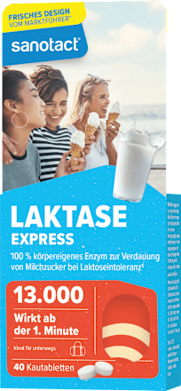 Express Laktase 13000 Kautabletten 40 St, 18 g