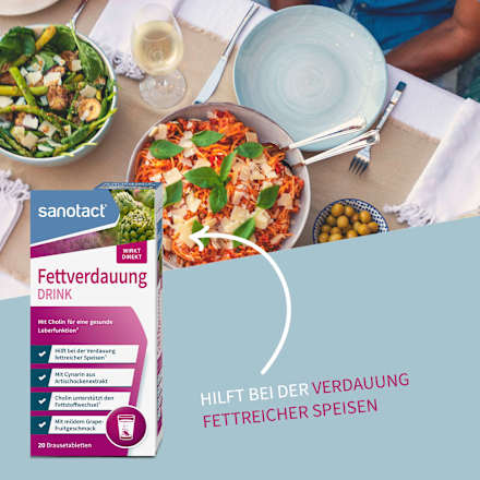 Fettverdauung Drink Brausetabletten 20 St, 84 g