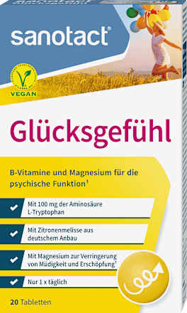 Glücksgefühl Tabletten 20 St., 11 g sanotact