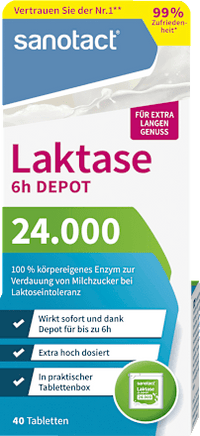 Lactase 24000 tabletten 40 stuks, 16 g