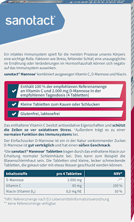 Mannose Plus Tabletten, 30 stuks