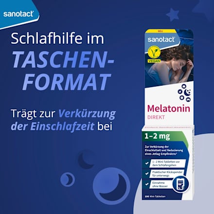 Melatonin Direkt Mini Tabletten 100 St, 13 g