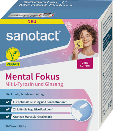 Mental Fokus Direktsticks, 40 g