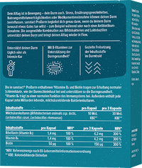 ProDarm + Milchsäurekulturen Kapseln 20 St., 8 g