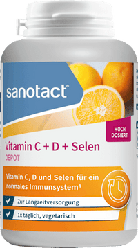 Vitamin C+D+Selen Tabletten 180 St, 247 g sanotact
