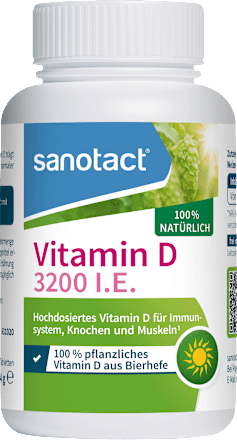 Vitamine D 3200 IE Biergisttabletten 90 stuks, 44 g