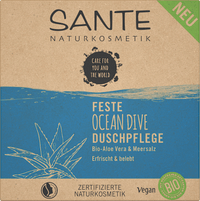 Festes Duschgel Ocean Dive Bio-Aloe Vera & Meersalz, 80 g