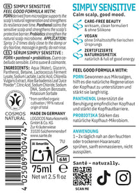 Santé naturally. Leave-In Haarserum Tonikum Simply Sensitive, 75 ml
