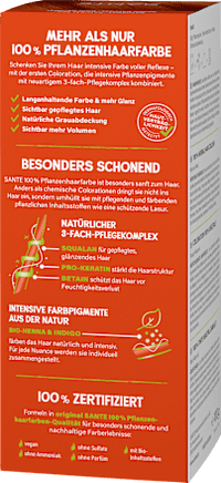 Pflanzenhaarfarbe Naturrot, 100 g