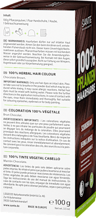 Pflanzenhaarfarbe Schokobraun, 100 g