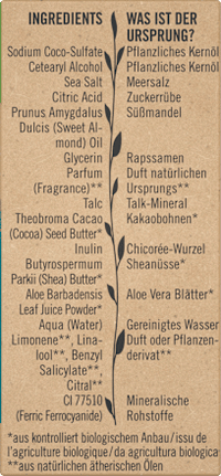 Festes Duschgel Ocean Dive Bio-Aloe Vera & Meersalz, 80 g SANTE NATURKOSMETIK