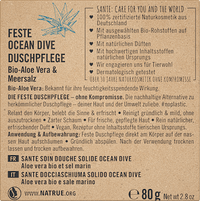 Festes Duschgel Ocean Dive Bio-Aloe Vera & Meersalz, 80 g SANTE NATURKOSMETIK