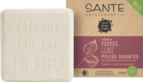 Vaste shampoo glans biologische berkenbladeren &amp; plantaardige proteïne, 60 g