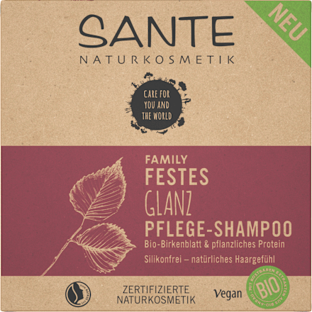 Vaste shampoo glans biologische berkenbladeren &amp; plantaardige proteïne, 60 g