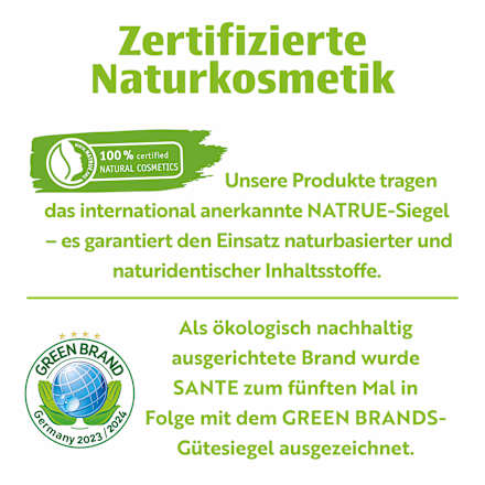 Feuchtigkeitscreme Pore Control, 50 ml SANTE NATURKOSMETIK