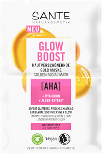 Gesichtsmaske Glow Boost AHA (2x4 ml), 8 ml SANTE NATURKOSMETIK