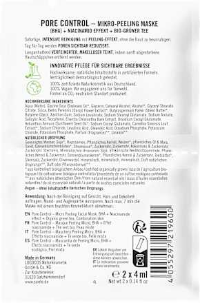 Pore ​​Control BHA gezichtsmasker (2x4ml), 8 ml