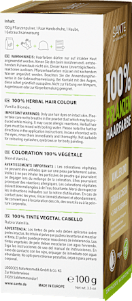 Pflanzenhaarfarbe Vanilleblond, 100 g SANTE NATURKOSMETIK