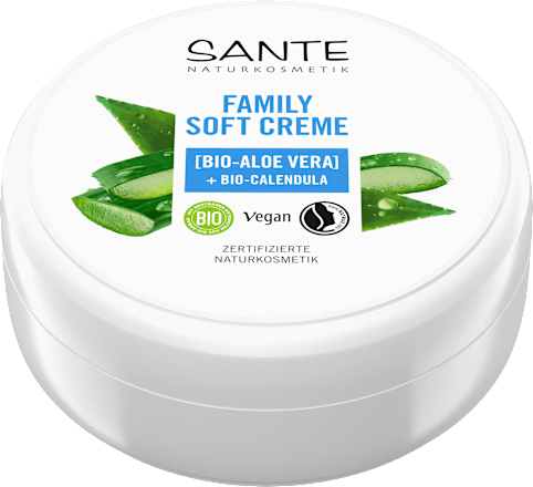 Pflegecreme Soft Family Bio-Calendula & Bio-Aloe Vera, 150 ml SANTE NATURKOSMETIK